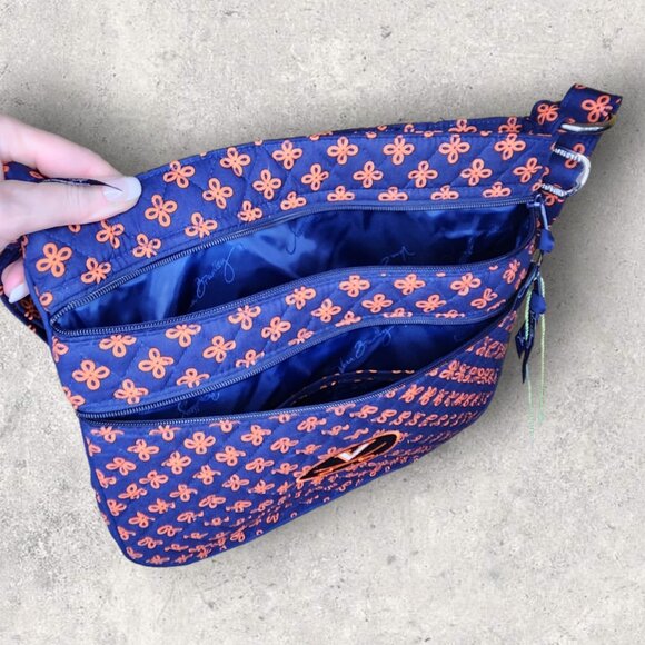Vera Bradley Collegiate Crossbody - University of Virginia - Navy Blue - NWT - Picture 4 of 8
